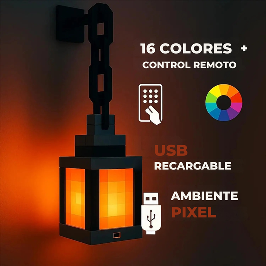 Lámpara Pixel LED – Control Remoto + USB